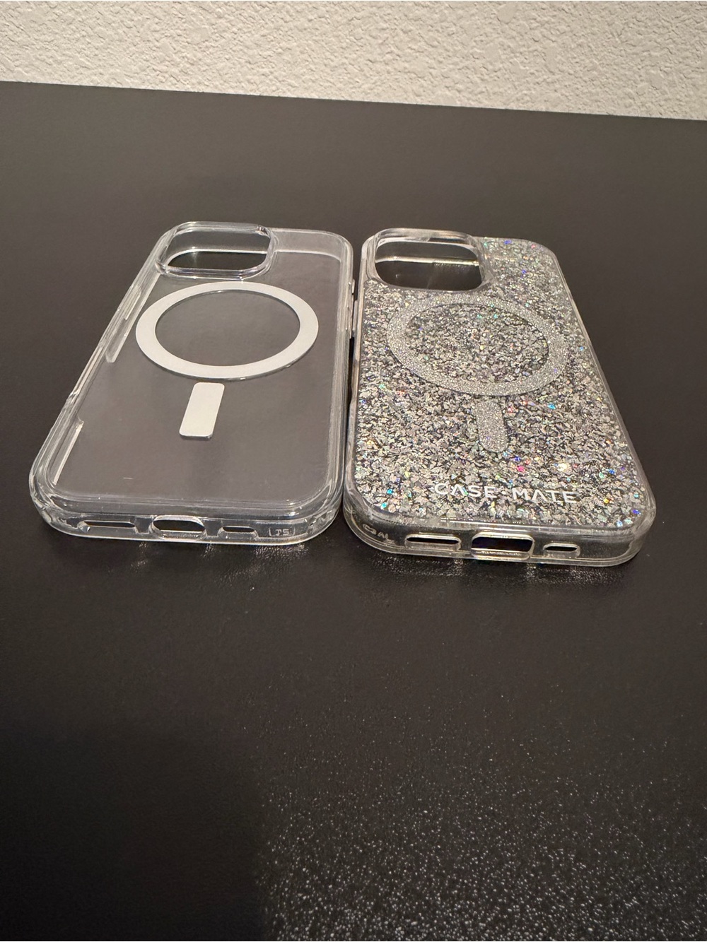 iPhone 16 Pro Case Bundle – Case-Mate Glitter MagSafe + OtterBox Clear MagSafe